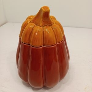 Whole Home serving bowl fall decor gourd pumpkin. Ceramic